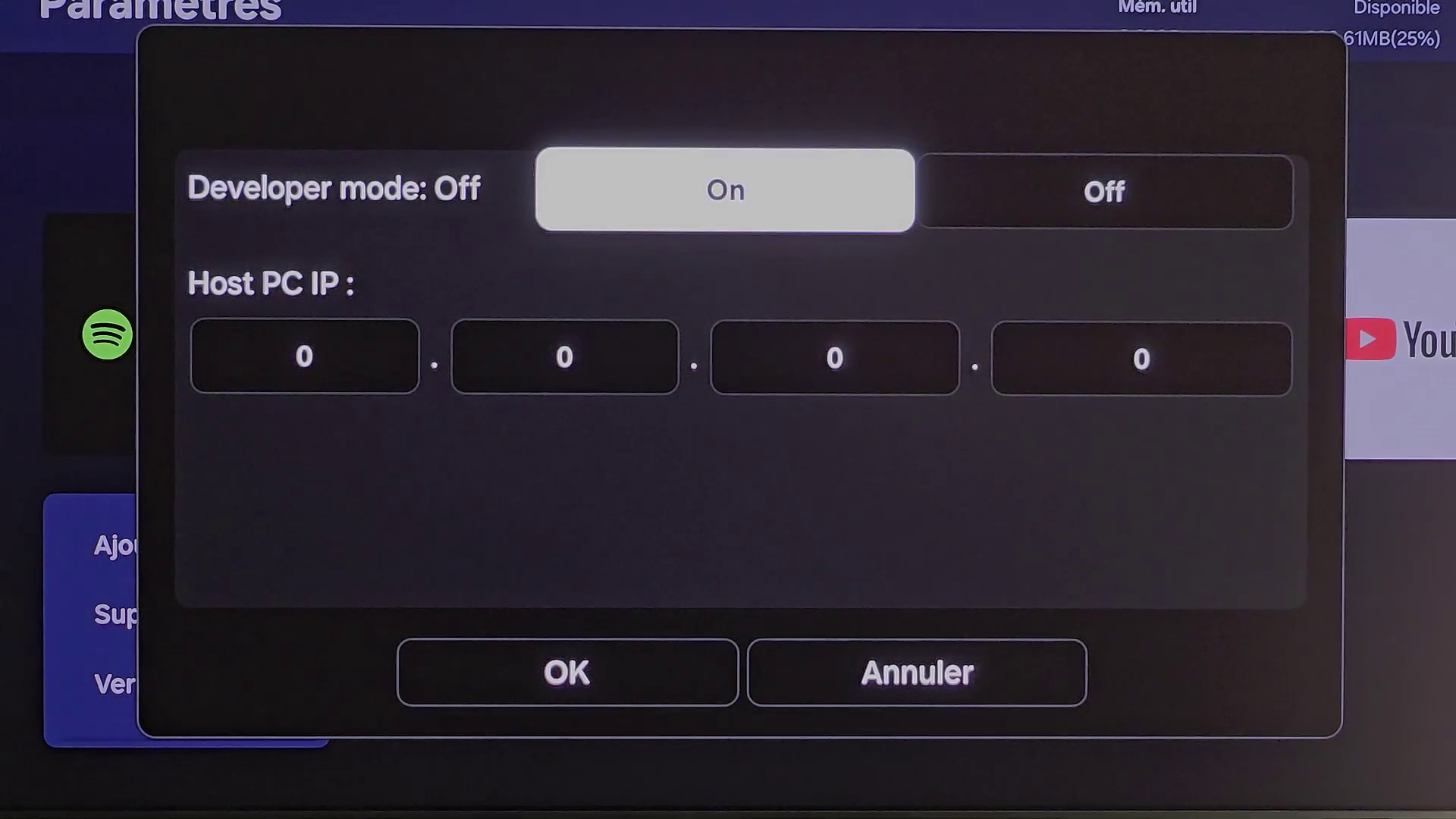 developer mode